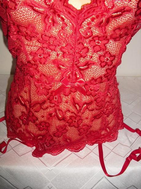 Sexy kosielka podvazkova, l