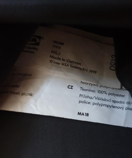 Organizér závesný na topánky ikea,