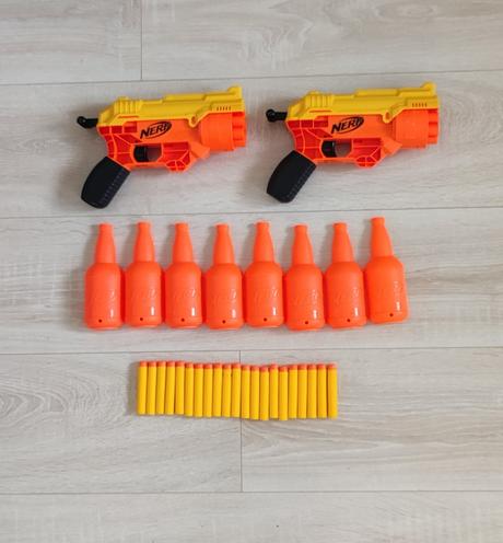 Nerf pištole + náboje, 