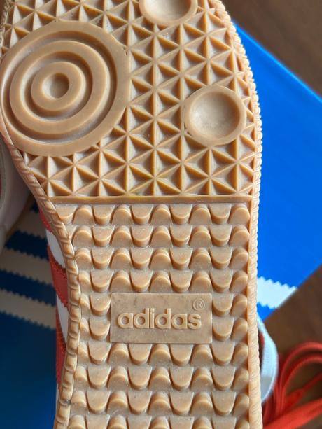 Kožené tenisky adidas samba og č.40 červené pruhy, adidas,40