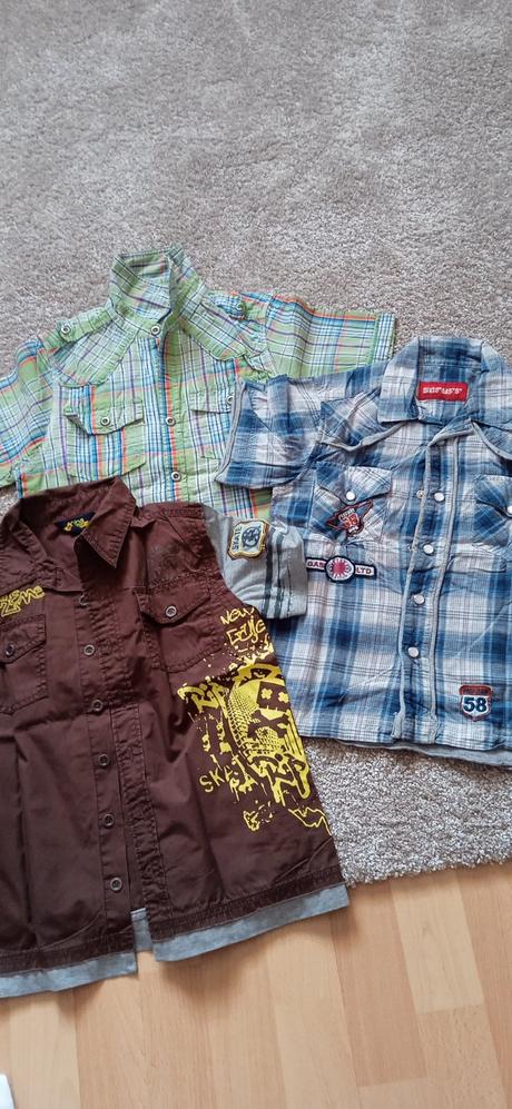 Košele veľ.122/128, 122