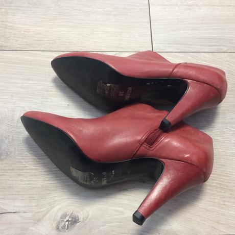 Kožené dámske kotníčky oasis č.38, vd -25cm, 38