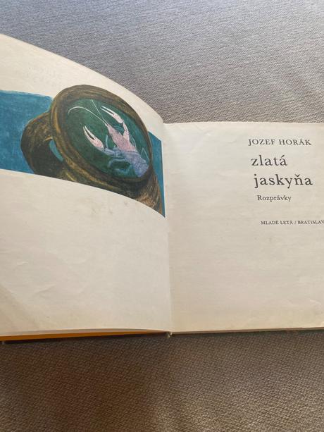 Jozef horák stará rozprávková kniha zlatá jaskyňa,