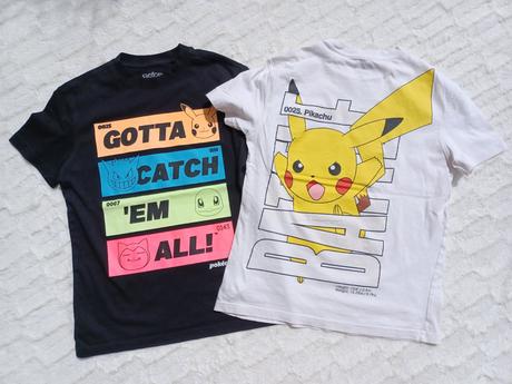 2x tričko pikachu c&a veľ.134, c&a,134