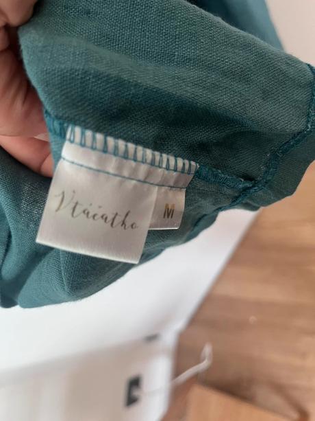 Ľanové šaty vtacatko, m