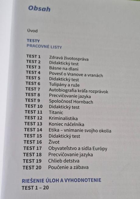 Príprava na strednú školu zo slovenčiny,