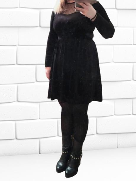 Čierne šaty, xl