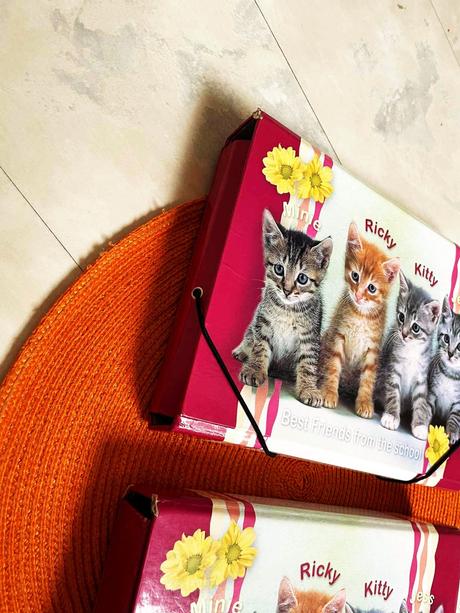 Školské dosky kitty / 3 ks, 