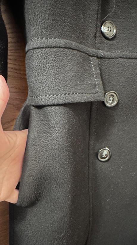 Sýtočierny kabát, h&m,34