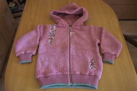 Dievčenská prechodná bundička s kapucňou, 92