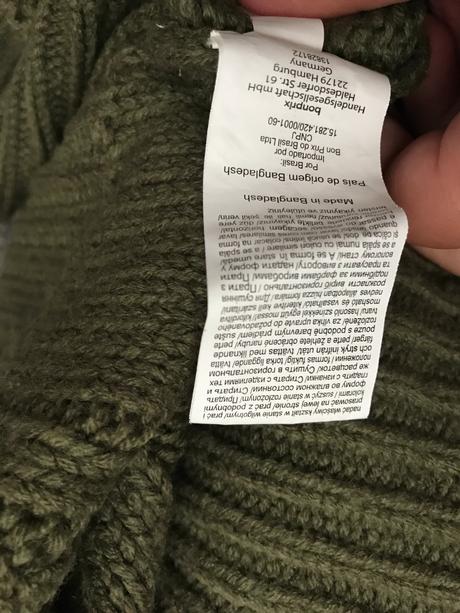 Dámske olivovozelené pletené svetrové šaty, bonprix,s