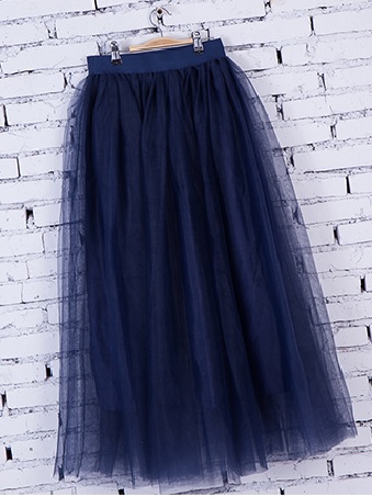 Tylová tutu dolly sukňa dlhá rôzne farby nová, 34 - xs