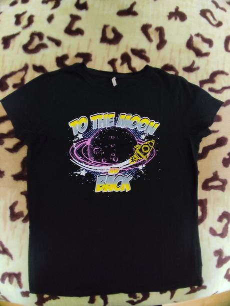 Čierne tričko to the moon and back, zn.kids, kids,158