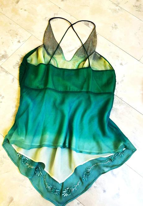 Smaragdový top fairycore, 40