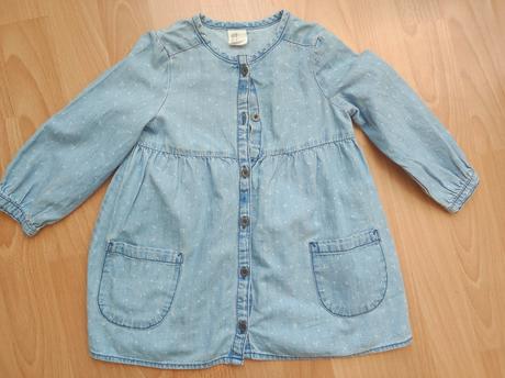 Riflové šaty 80, h&m,80