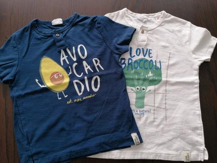 Tričká so zeleninou, zara,104