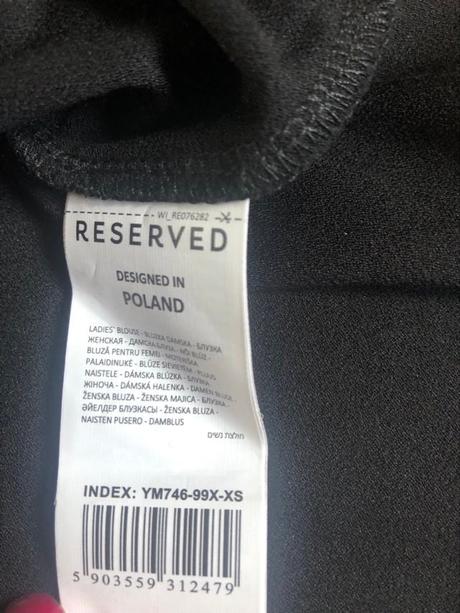 Reserved - nový top s čipkou a rozšírenými rukávmi, reserved,xs