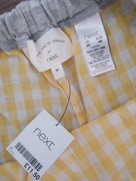 Pyzamove kratasky veľ 48/50, next,xxl