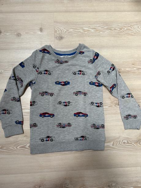 Mikina auta, h&m,128