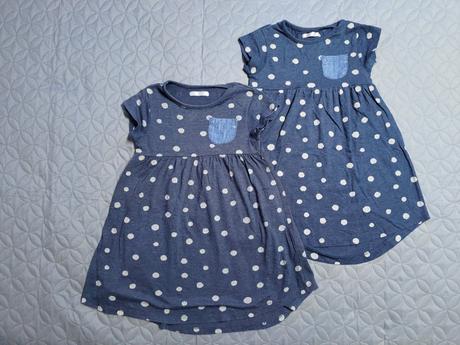 Bodkovane saty s vreckom, pepco,110