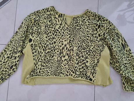 Oversize tepláková súprava s crop topom, m