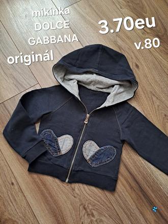 Mikina dolce gabbana, 80