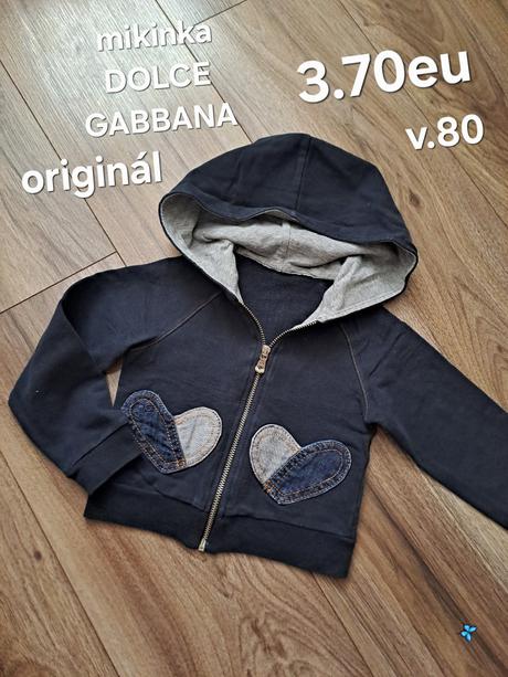 Mikina dolce gabbana, 80