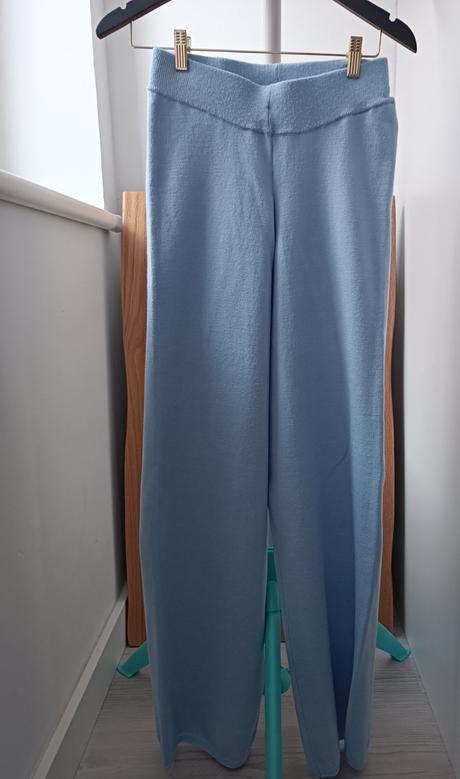 Široké nohavice z pleteniny, reserved,s