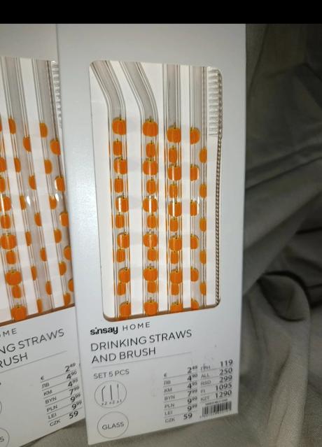 Sklenená slamka tekvica, 