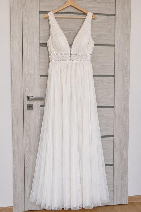 Svadobne/ spoločenské šaty 44, 44