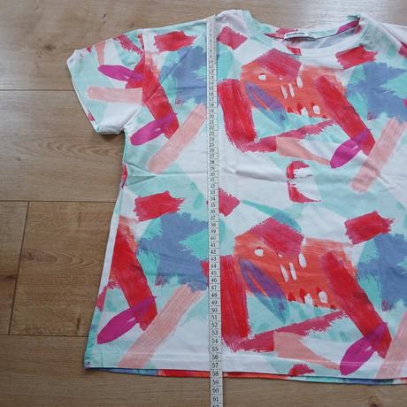 Farebné letné tričko stradivarius, stradivarius,l