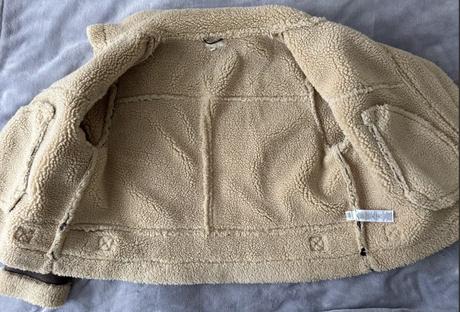 Pilotná bunda z brusenej "kože", next,48