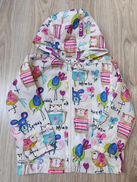 Dievčenské šuštiaková bunda, 128