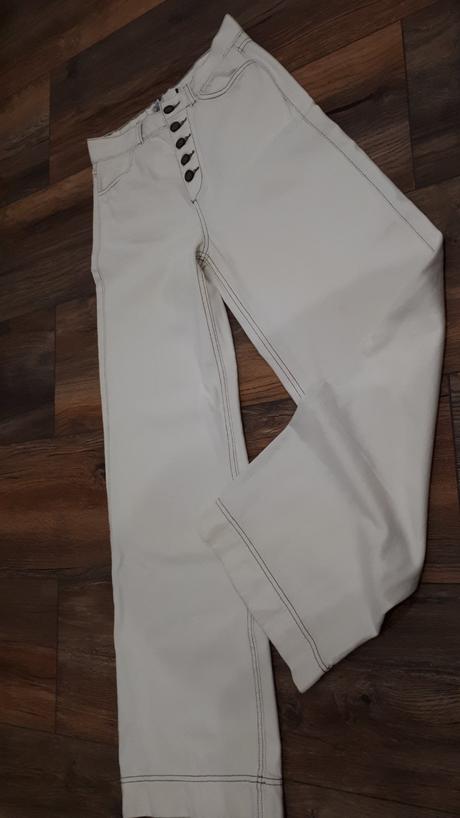 Rifle široké rovne wide zara vel xs-s 34/36, zara,s