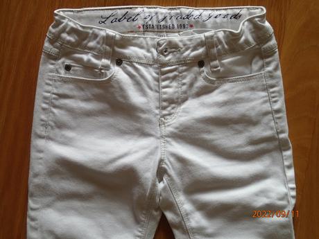 Biele a ružové 3/4 rifle hm, h&m,134