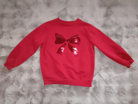 Dievčenská mikinka 122/128, h&m,122
