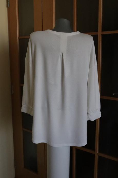 Biely pulóver - bezchybný stav, street one,xxl