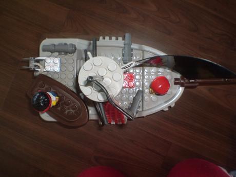 Detská pirátska loď - abrick stavebnica, 