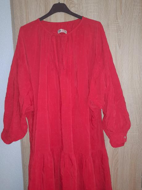 Oversize midi šaty zara, zara,m