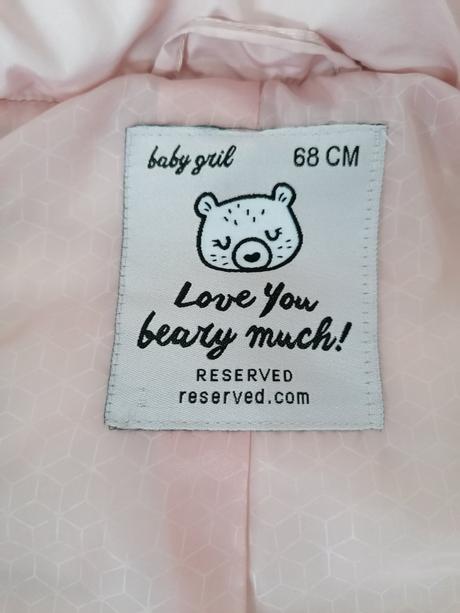 Prechodná bundička ružová, reserved,68