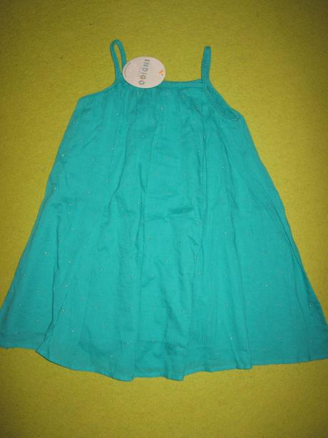 Smaragdove saty 7-8 r - nenosene, marks & spencer,128