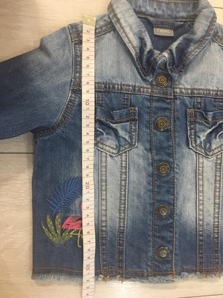 Next vyšívaná riflová bundička, next,86