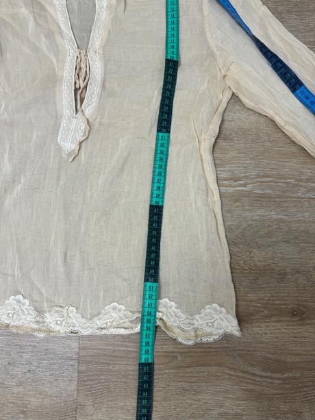 Ľahká priesvitná blúzka klaus dilkrath, xs