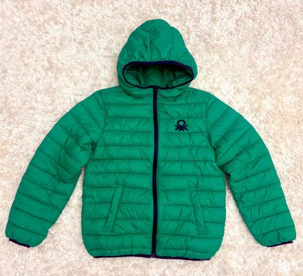 Benetton vetrovka unisex zelená 146/152, benetton,152