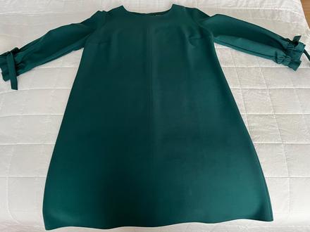 Smaragdové tmavšie zelené šaty, l