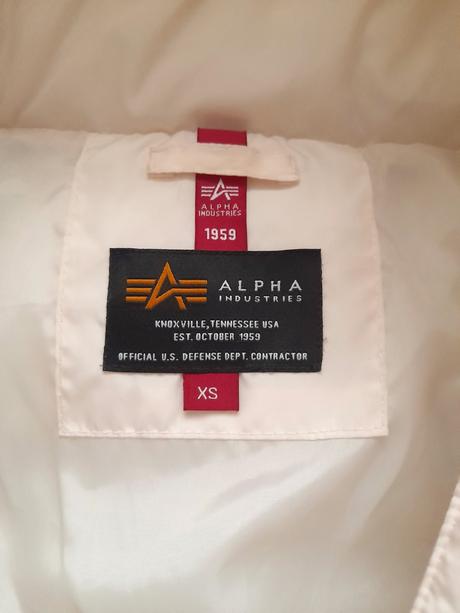 Dlhá bunda alpha industries, xs
