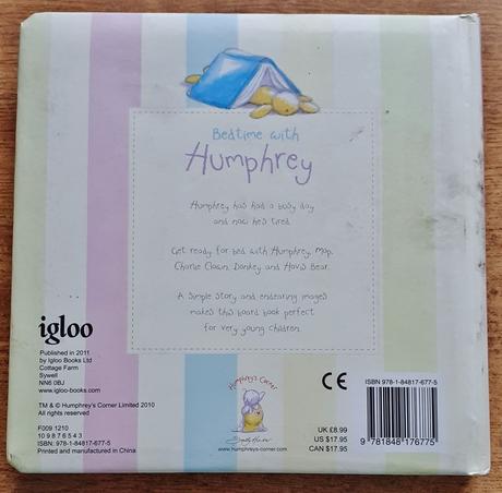 Bedtime with humphrey, sally hunter, igloo books,,