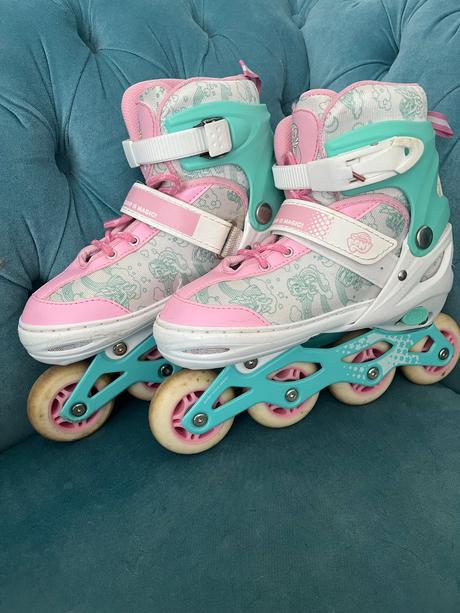 Detské nastaviteľné korčule v. 33-37, 33