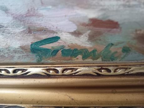 Olejomaľba putnik na cestách, 