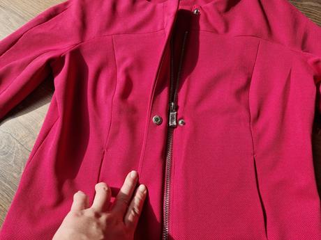 Cyklamenový blejzer kabátik, reserved,xs